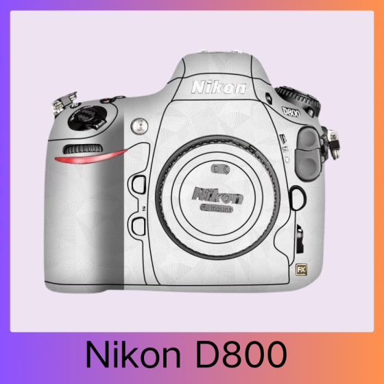 Corpo da Nikon D800  - Pele câmera, adesivo câmera - com alta resistência a arranhões, à prova d'água e com design elegante.